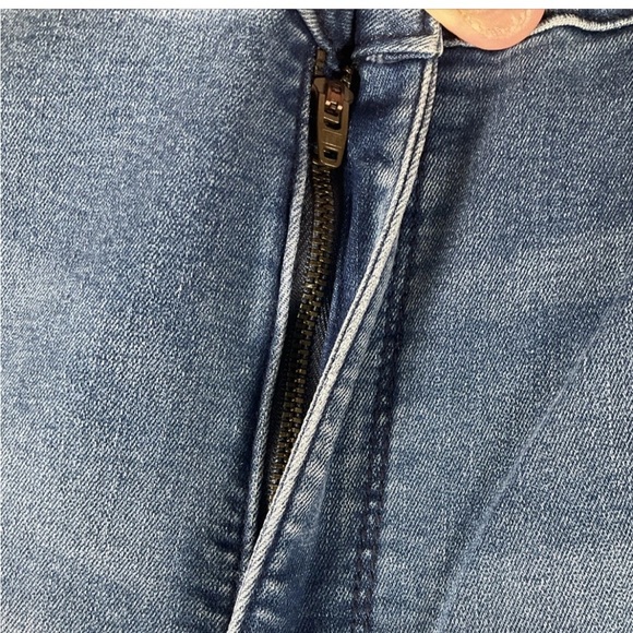 Jones New York Women’s Blue Lexington Cuff Capri Size 16 Alice Wash Slim Leg - Picture 6 of 16